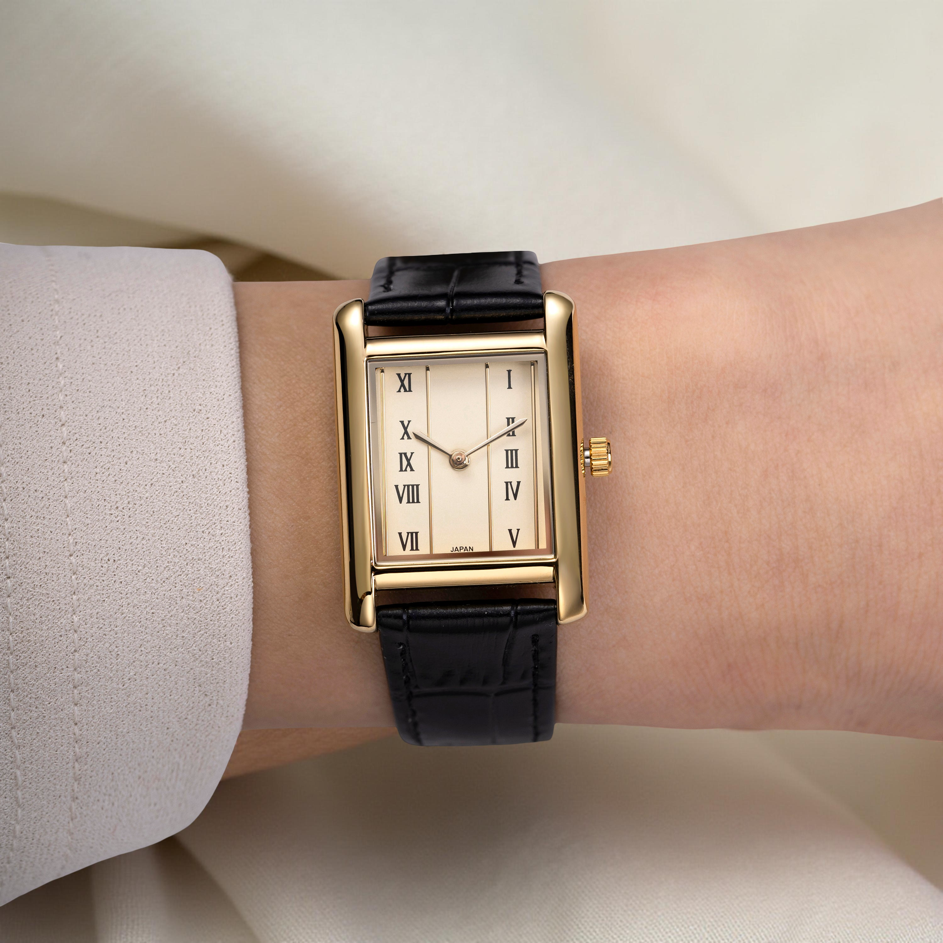 Mira - Gold Leather